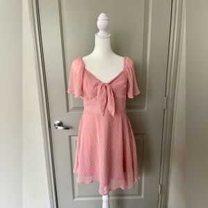 Mi Ami Pink Mini Dress